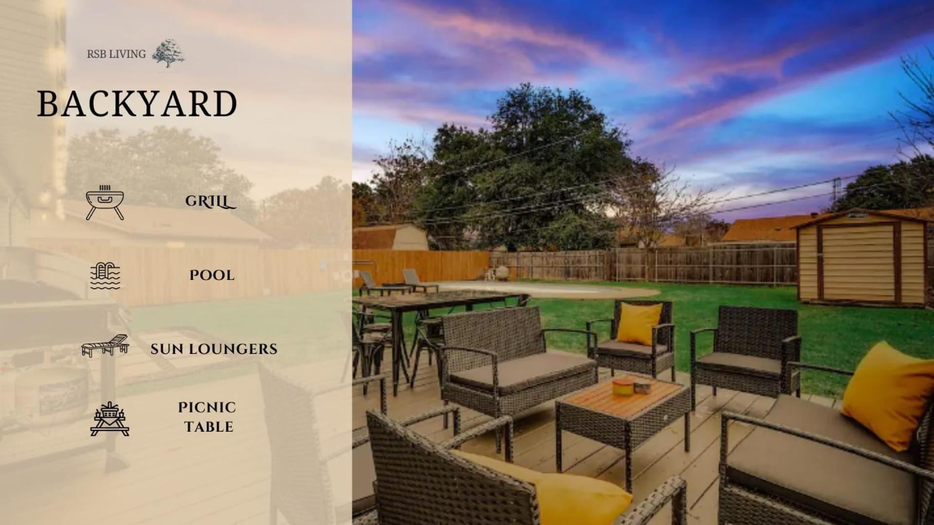 Upscale 3Br 2Ba Cozy Holiday Home With Pool & Grill North Richland Hills Zewnętrze zdjęcie